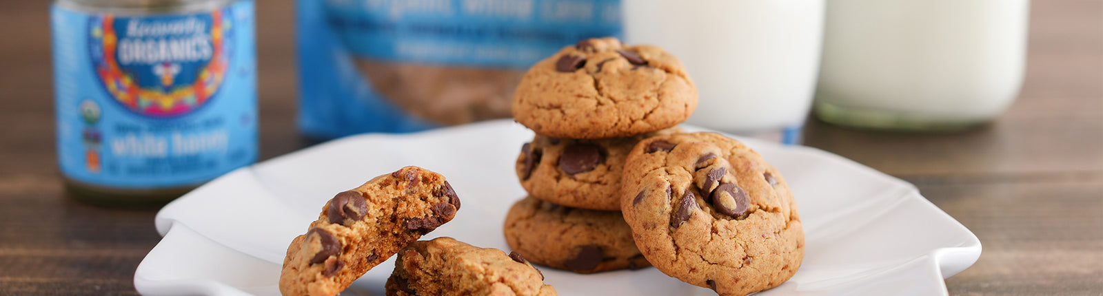 Honey Chocolate Chip Cookies