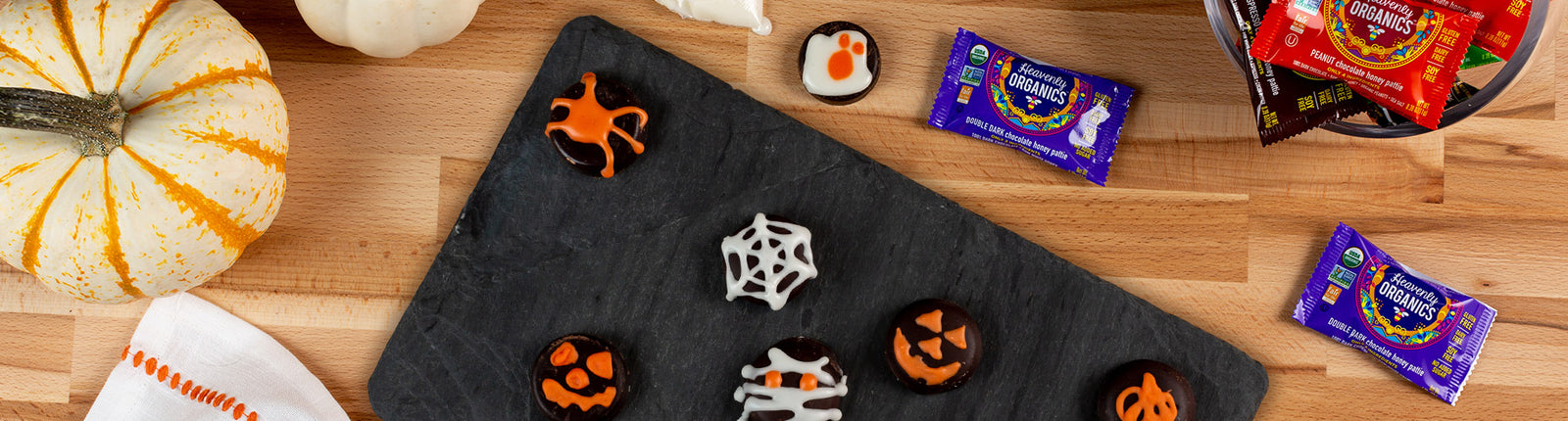 Trick-or-Treat: Spooky Chocolate Honey Patties