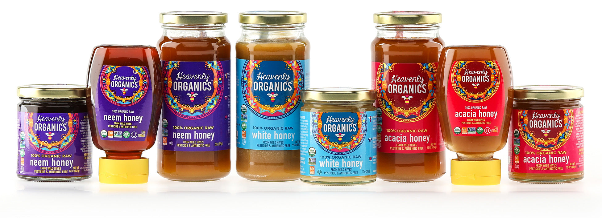 Heavenly Organics Product Lineup- Honey and Chocolate Patties!