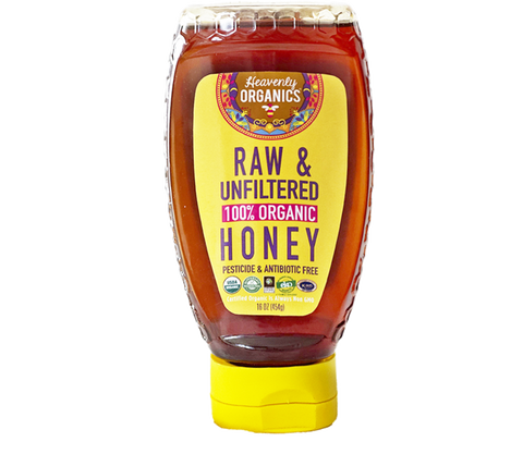 16 oz Raw and Unfilter 100% Organic Honey in PET bottle