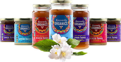 Heavenly Organics Earth Day inspired honey varieties
