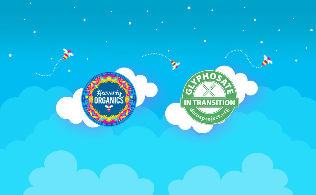 Heavenly Organics is Glyphosate Residue Free Certified!