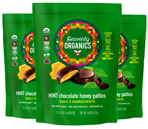 Mint Chocolate Honey Patties