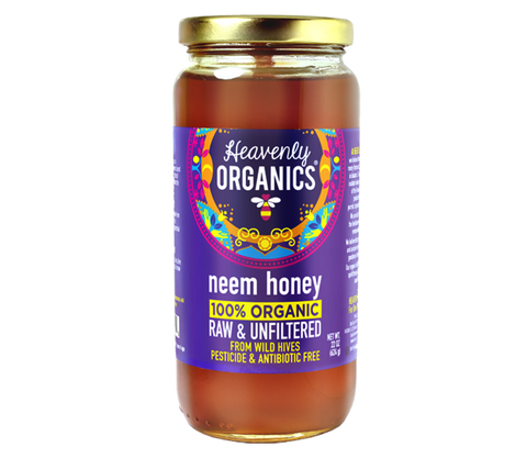 22 Oz Neem Honey Raw, Unfilter & 100%Organic