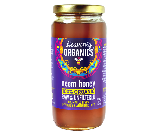 22 Oz Neem Honey Raw, Unfilter & 100%Organic