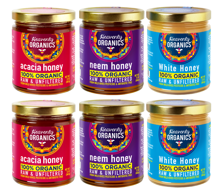 White, Acacia, & Neem Honey – Three Premium Honeys in One