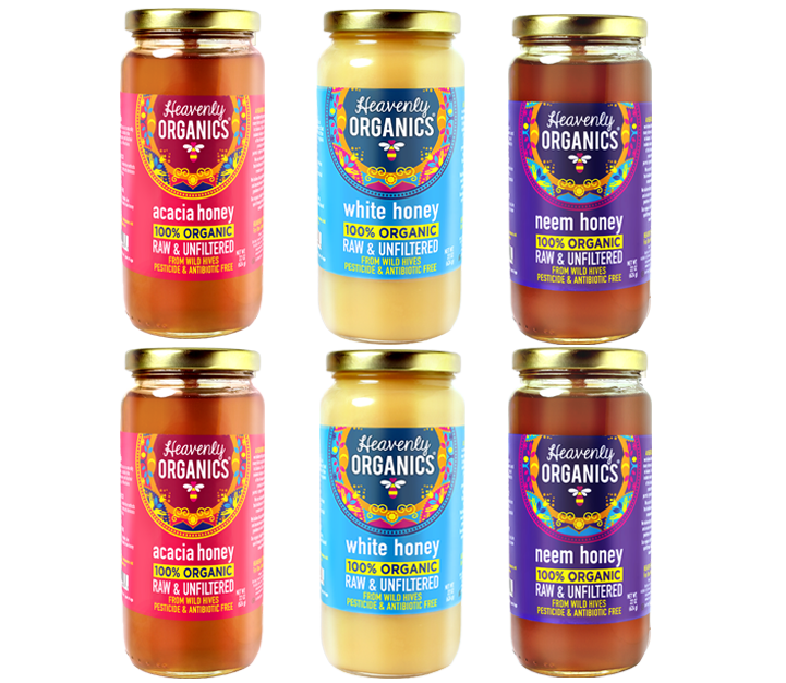 White, Acacia, & Neem Honey – Three Premium Honeys in One