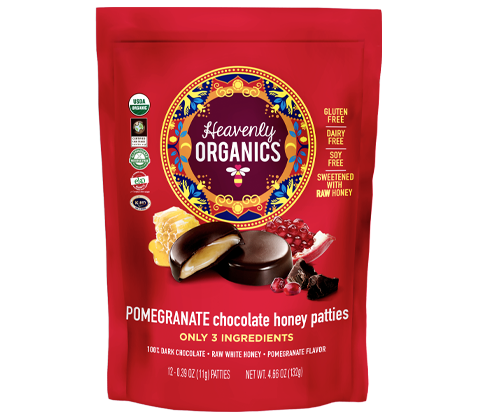 Pomegranate Chocolate Honey Patties