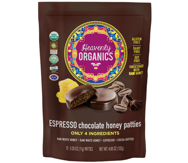 Espresso Chocolate Honey Patties – Pure Honey Mocha Bliss