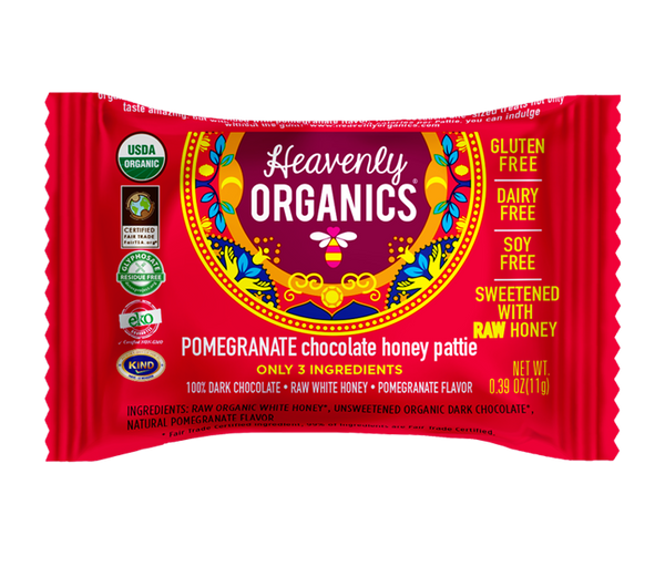 Pomegranate Chocolate Honey Patties