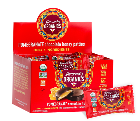 Pomegranate Chocolate Honey Patties